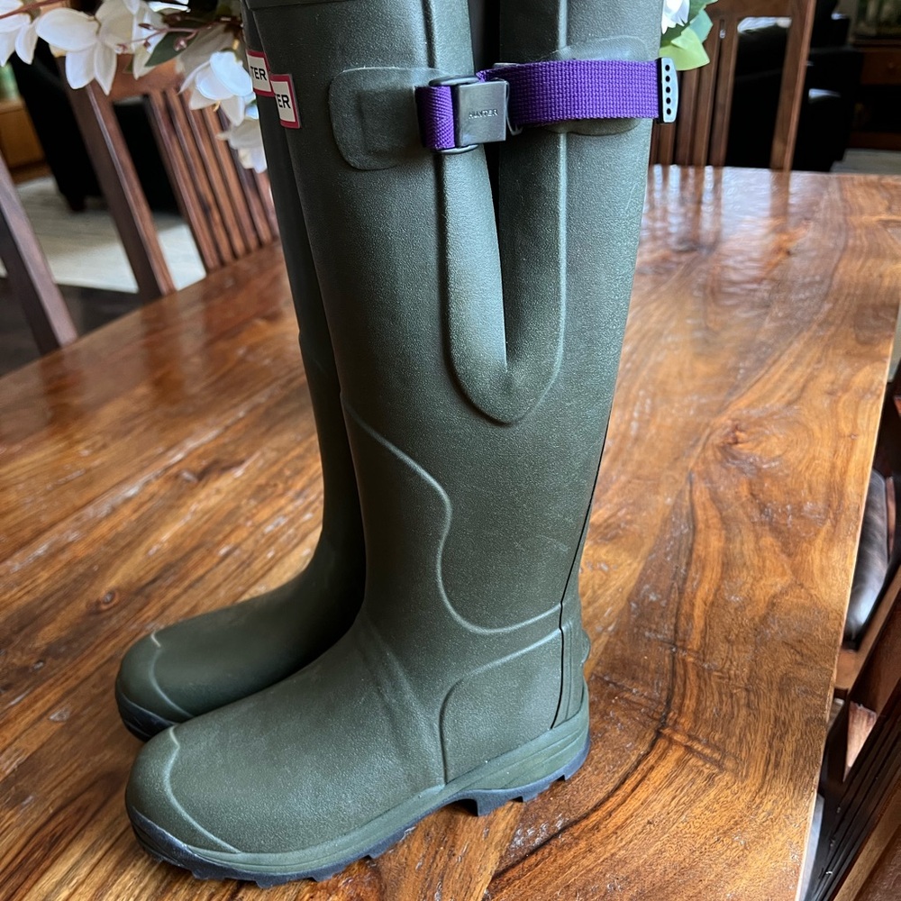 Hunter Green Riding/Mucking Boots - Picture 8 of 14